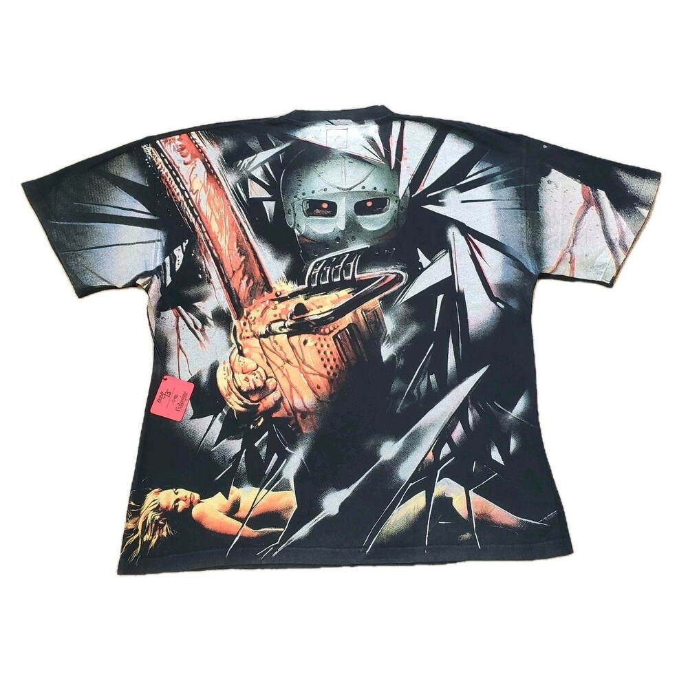 NWT Civil Regime X Friday The 13th Jason Venerdi XL OVERSIZED Double Side Shirt
